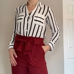Express Striped Bodysuit